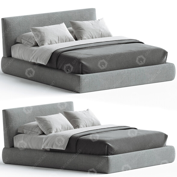 Bett Berto Soho 3D-Modell