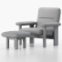 Fauteuil et Ottoman Audo Brasilia - Avatar007