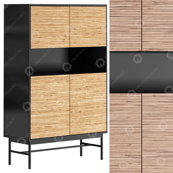 Anrichte Halmar Murano KM-3 3D-Modell
