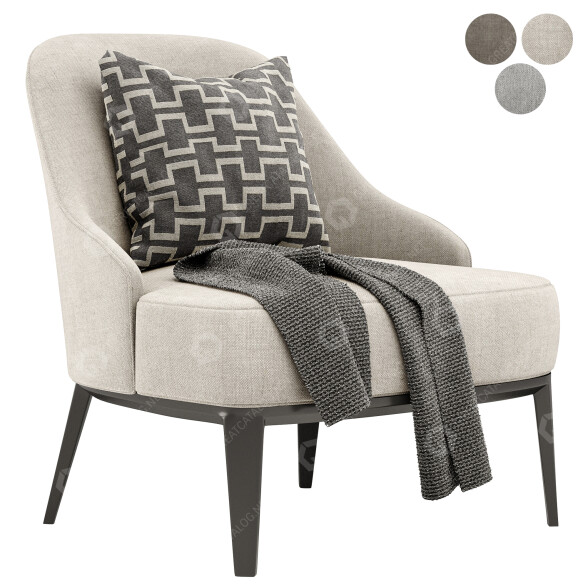 Fauteuil Parla Design Atlas modèle 3D