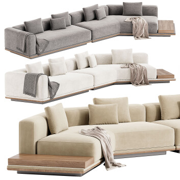 Диван Minotti Horizonte 3D модель