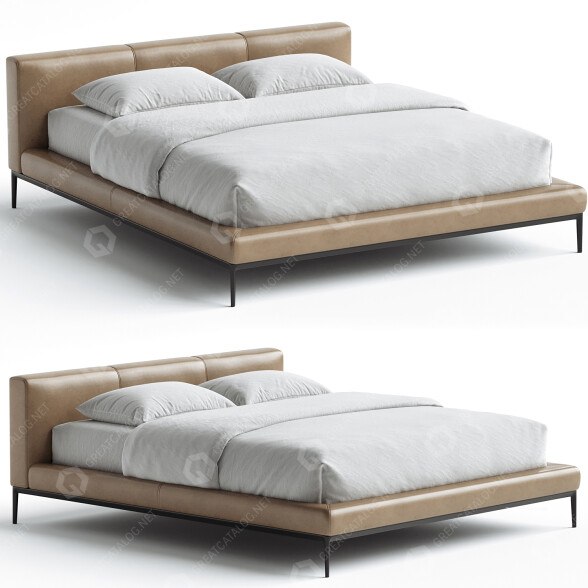 Bed Walter Knoll Jaan 3D model