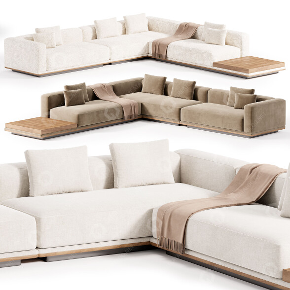 Sofa Minotti Horizonte 3D model