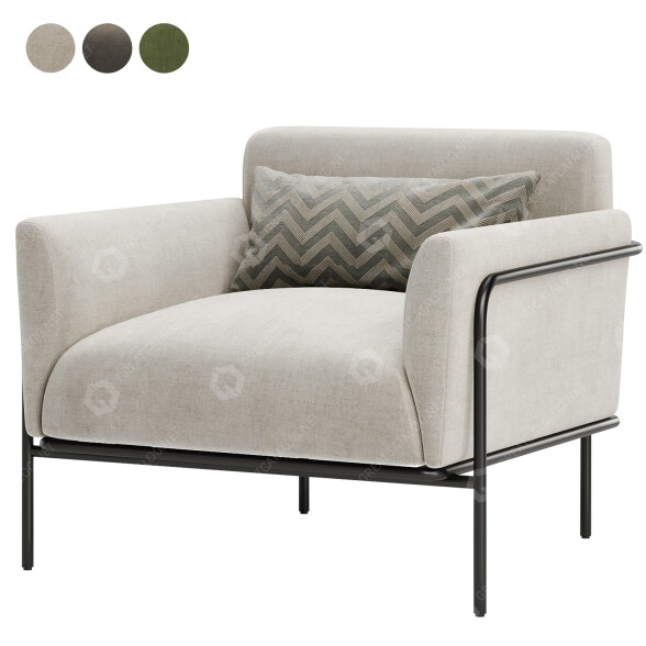Sillón Natadora Scribe Modelo 3D