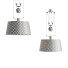 Lámpara colgante Soane Double Rise Metal Drum Shade - MASTER 3D PT
