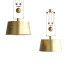 Lámpara colgante Soane Double Rise Metal Drum Shade - MASTER 3D PT