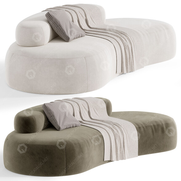 Sofa Living Divani Bubble Rock 3D-Modell