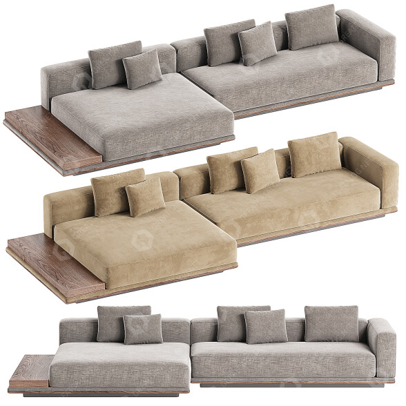 Диван Minotti Horizonte 3D модель