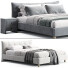 Bed and Bedside Tables Halmar Sandy - babarikograf