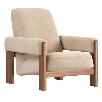 Sessel  West Elm Nils 3D-Modell