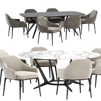 Tische und Stühle Sila Dinning Set