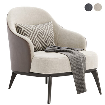 Fotel  Dena Lounge Model 3D