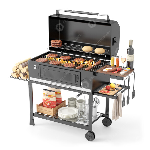 Grillen Set 35 3D-Modell