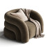 Sessel TOV Furniture Slipper Upholstered Swivel - JONYY