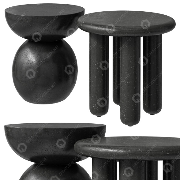 Приставні столики Matte 3D модель