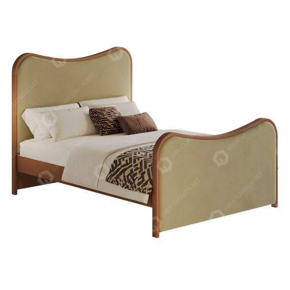 Bett Soho Home Lawrence 3D-Modell