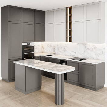 Kitchen Modern 77 3D model