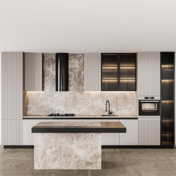 Kitchen Modern 87 3D model