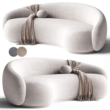 Sofa Six The Residence Boucle Curved