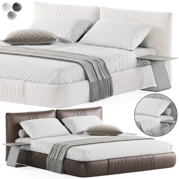 Ліжко та тумбочки  Geneve Double by Decordesign 3D модель