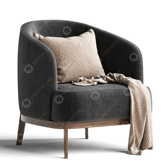 Sillón Domkapa Megan Modelo 3D