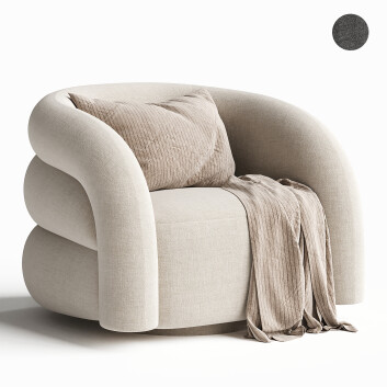 Крісло Eichholtz Novelle Swivel 3D модель