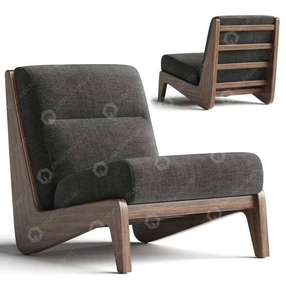 Sessel Soho Home Fletcher 3D-Modell