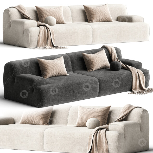 Sofa Meridiani Norton 3D-Modell