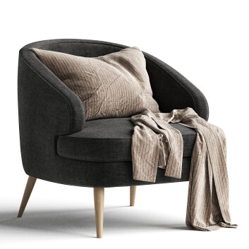 Fotel  1stDibs Peter Model 3D