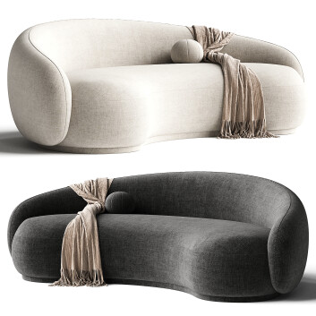Sofa  High Fashion Home Kendall Model 3D
