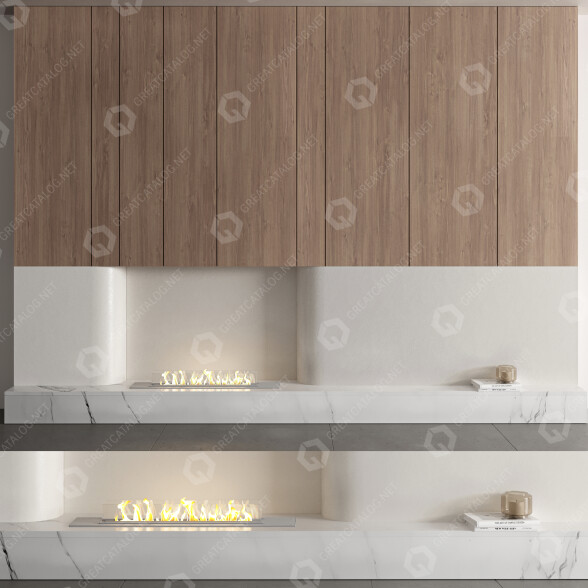 Wandtafel Bedroom Composition 3D-Modell