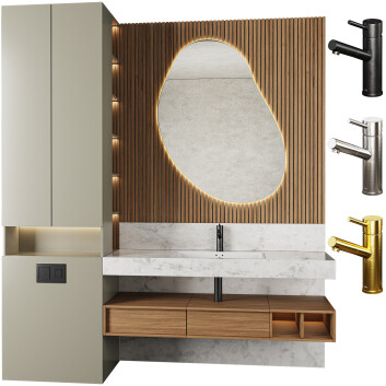 Bathroom Furniture 10-Vigo 3D model