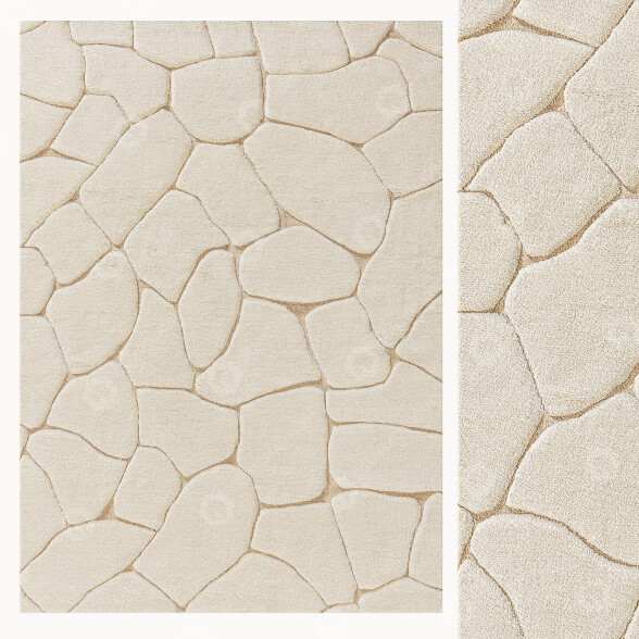 Teppich Benuta Wool Mattia Cream 3D-Modell
