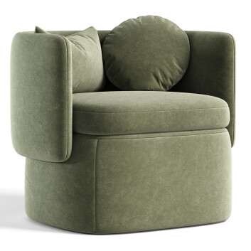Armchair  Hugo Bow 3D model