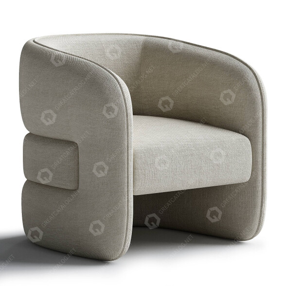 Крісло 1stDibs Franklin 3D модель