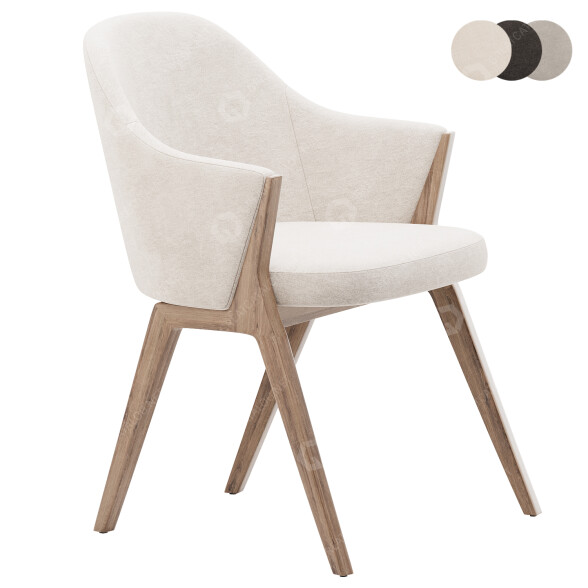 Стілець Roche Bobois Kompass 3D модель