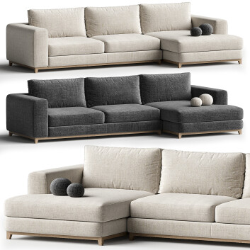 Sofa  Rocella 2 5 Seat Model 3D