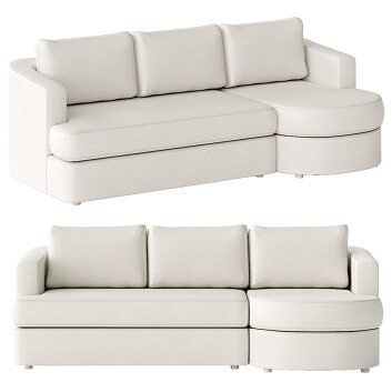 Sofa Pottery Barn Balboa Upholstered Chaise Sectional