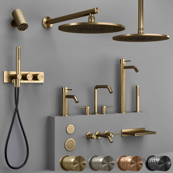 Душовий набір Gessi 316 Collection 3D модель