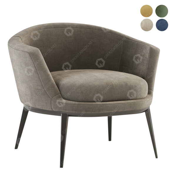 Sessel Maxalto Caratos 3D-Modell