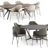 Mesas y sillas Dinning Set 01 - infinity.vision