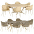 Mesas y sillas Dinning Set 01 - infinity.vision