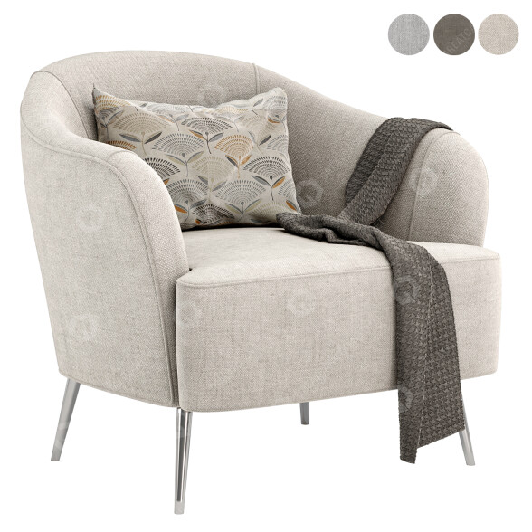 Fotel Minimomassimo Isabel model 3D