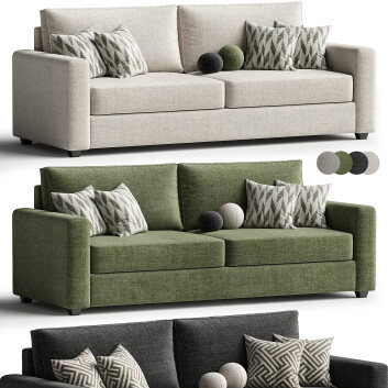Диван  Pohjanmaan Free Full Size XL 3D модель