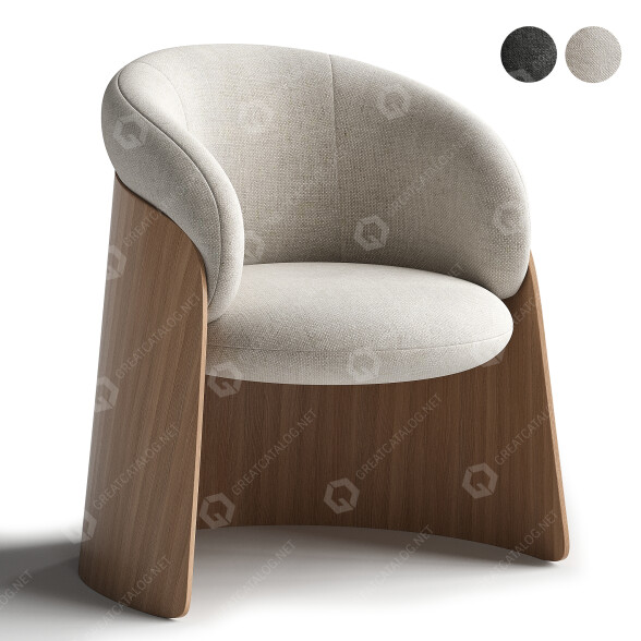 Stuhl Ondarreta Ginger 3D-Modell