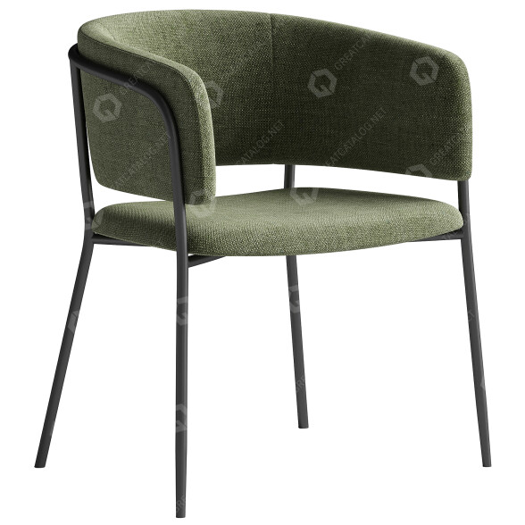 Stuhl Kave Home Runnie 3D-Modell