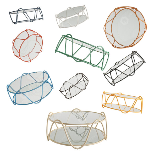 Журнальний столик Soane The Rattan Ribbon 3D модель