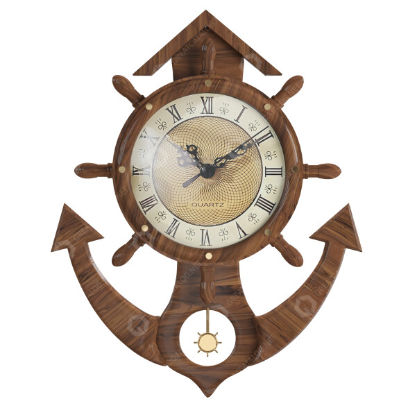 Uhr Wall 55 3D-Modell