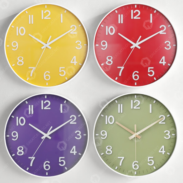 Uhr Wall 56 3D-Modell