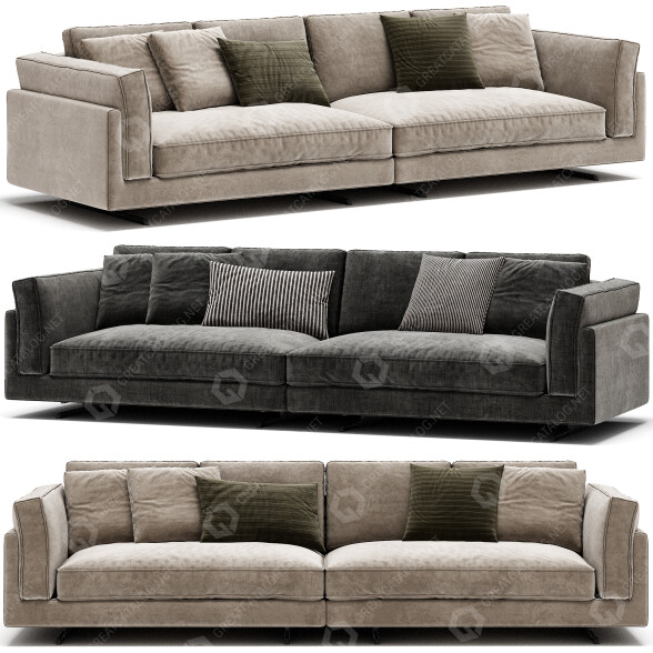Sofa Frigerio Davis IN 3D-Modell